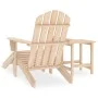 Adirondack garden chair with ottoman and solid pink spruce table by vidaXL, Garden sets - Ref: Foro24-315932, Price: 93,82 €,...