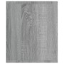 Estantería/mueble de TV contrachapada gris Sonoma 36x30x143 cm