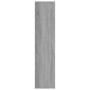 Estantería/Aparador madera contrachapada gris 66x30x130 cm