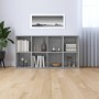 Estantería/Aparador madera contrachapada gris 66x30x130 cm