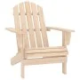 Adirondack garden chair with ottoman and solid pink spruce table by vidaXL, Garden sets - Ref: Foro24-315932, Price: 93,82 €,...