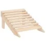 Adirondack-Gartenstuhl mit Ottomane und Tisch aus massiver rosa Fichte von vidaXL, Gartensets - Ref: Foro24-315932, Preis: 93...