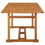 Mesa de comedor jardín 180x90x75 cm madera maciza de acacia