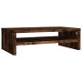 Soporte monitor madera contrachapada roble ahumado 42x24x13 cm en Muebles TV | Comprar online en Foro24