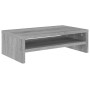 Soporte de monitor madera contrachapada gris Sonoma 42x24x13 cm en Muebles TV | Comprar online en Foro24