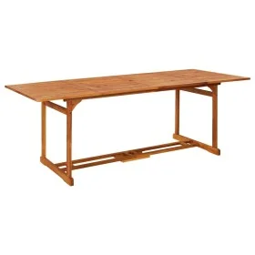 Garden dining table 220x90x75 cm solid acacia wood by vidaXL, Garden tables - Ref: Foro24-315946, Price: 262,34 €, Discount: %