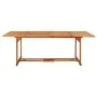 Garden dining table 220x90x75 cm solid acacia wood by vidaXL, Garden tables - Ref: Foro24-315946, Price: 262,34 €, Discount: %