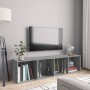 Estantería/mueble de TV madera gris Sonoma 143x30x36 cm