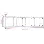 Estantería/mueble de TV madera gris Sonoma 143x30x36 cm