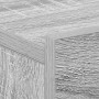 Mesita de noche flotante 2 uds madera gris Sonoma 40x30x15 cm