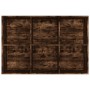 Estantería/Aparador contrachapada roble ahumado 66x30x98 cm