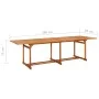 Garden dining table 280x90x75 cm solid acacia wood by vidaXL, Garden tables - Ref: Foro24-315947, Price: 343,22 €, Discount: %