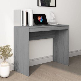 Escritorio de madera contrachapada gris Sonoma 90x40x72 cm Escritorio de madera contrachapada gris Sonoma 90x40x72 cm