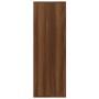 Mueble zapatero madera contrachapada marrón roble 54x34x100,5cm
