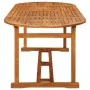 Solid acacia wood dining table for garden, 220x90x75 cm by vidaXL, Garden tables - Ref: Foro24-315949, Price: 230,17 €, Disco...