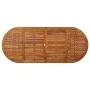 Solid acacia wood dining table for garden, 220x90x75 cm by vidaXL, Garden tables - Ref: Foro24-315949, Price: 230,17 €, Disco...