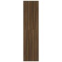 Armario madera contrachapada marrón roble 100x50x200 cm