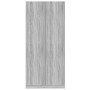 Armario madera contrachapada gris Sonoma 90x52x200 cm