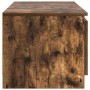 Mueble para TV madera contrachapada roble ahumado 140x40x35,5cm