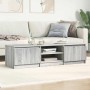 Mueble de TV madera contrachapada gris Sonoma 140x40x35,5 cm