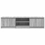 Mueble de TV madera contrachapada gris Sonoma 140x40x35,5 cm