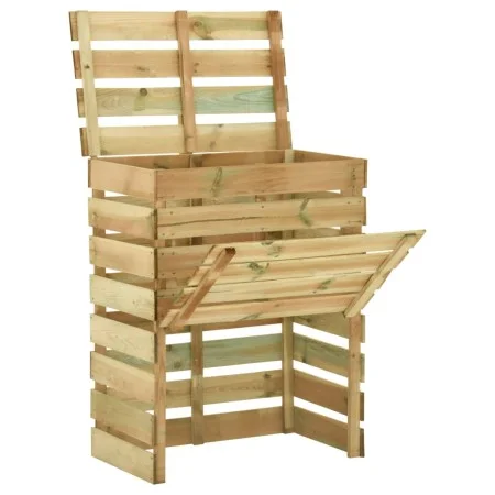 Impregnated pine wood slat composter 80x50x100 cm by vidaXL, Composters - Ref: Foro24-316062, Price: 70,05 €, Discount: %