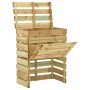 Compostador de láminas madera de pino impregnada 80x50x100 cm de vidaXL, Compostadores - Ref: Foro24-316062, Precio: 75,89 €,...