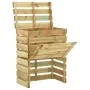 Impregnated pine wood slat composter 80x50x100 cm by vidaXL, Composters - Ref: Foro24-316062, Price: 70,05 €, Discount: %