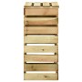 Compostador de láminas madera de pino impregnada 80x50x100 cm de vidaXL, Compostadores - Ref: Foro24-316062, Precio: 75,89 €,...