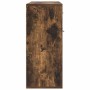 Aparador madera contrachapada color roble ahumado 88x30x70 cm