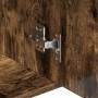 Aparador madera contrachapada color roble ahumado 88x30x70 cm