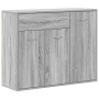 Aparador de madera contrachapada gris Sonoma 88x30x70 cm