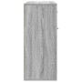 Aparador de madera contrachapada gris Sonoma 88x30x70 cm