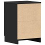 Aparador madera contrachapada color roble marrón 88x30x70 cm