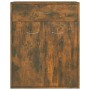 Aparador madera contrachapada color roble ahumado 60x30x75 cm