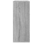 Aparador de madera contrachapada gris Sonoma 60x30x75 cm