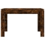 Mesa de comedor madera de ingeniería roble ahumado 120x60x76 cm