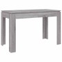 Mesa de comedor madera de ingeniería Sonoma gris 120x60x76 cm