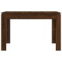 Mesa de comedor madera de ingeniería marrón roble 120x60x76 cm