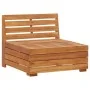 Muebles de jardín 2 piezas con cojines madera maciza de acacia de vidaXL, Sofás modulares de exterior - Ref: Foro24-316085, P...
