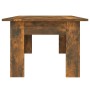 Mesa de centro madera contrachapada roble ahumado 100x60x42 cm