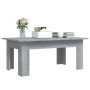 Mesa de centro de madera contrachapada gris Sonoma 100x60x42 cm