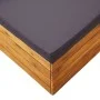 2-teiliges Gartenmöbel mit Kissen aus massivem Akazienholz von vidaXL, Modulare Sofas für den Außenbereich - Ref: Foro24-3160...