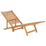 Solid teak wood sun lounger by vidaXL, Loungers - Ref: Foro24-316151, Price: 103,58 €, Discount: %
