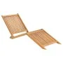Solid teak wood sun lounger by vidaXL, Loungers - Ref: Foro24-316152, Price: 92,06 €, Discount: %