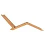Solid teak wood sun lounger by vidaXL, Loungers - Ref: Foro24-316152, Price: 92,06 €, Discount: %