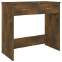 Escritorio de madera contrachapada roble ahumado 80x40x75 cm en Escritorios | Comprar online en Foro24