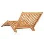 Solid teak wood sun lounger by vidaXL, Loungers - Ref: Foro24-316152, Price: 92,06 €, Discount: %