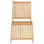 Tumbona de madera maciza de teca de vidaXL, Tumbonas - Ref: Foro24-316152, Precio: 92,86 €