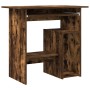 Escritorio de madera contrachapada roble ahumado 80x45x74 cm